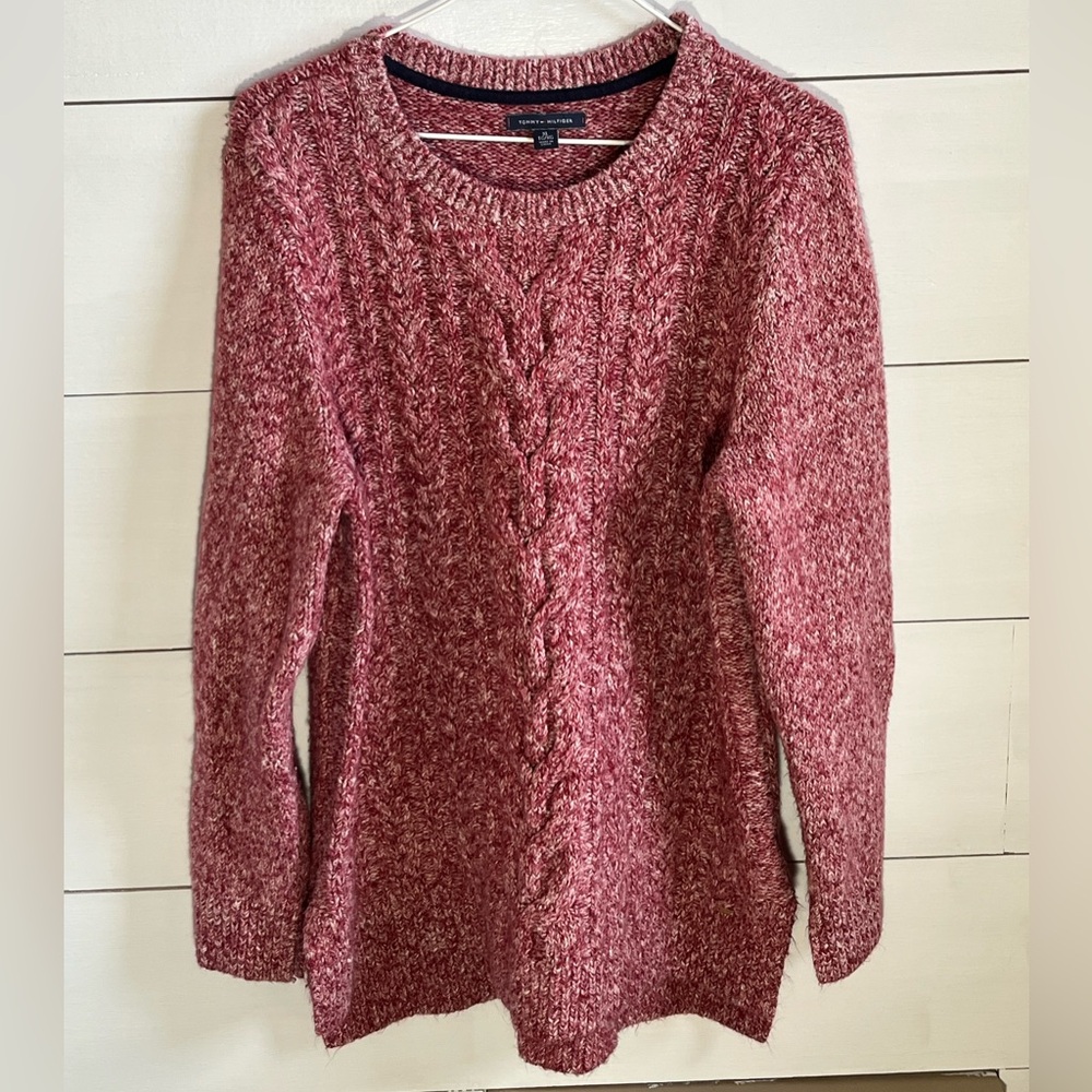 Tommy Hilfiger Cable Knit Crew Neck Sweater